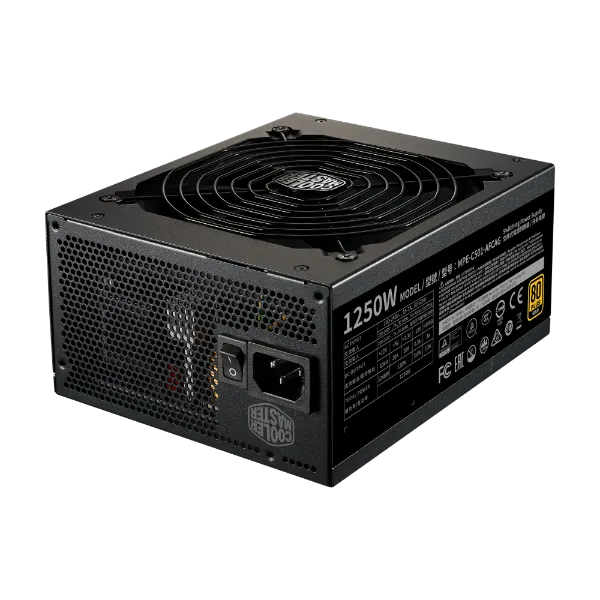 Power supply Cooler Master 1250W MWE Gold Price 129000 | Telcell