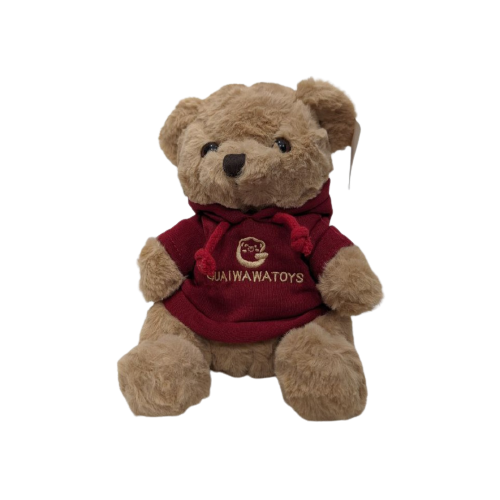 Stuffed toy teddy bear in red clothes Price 3590 Telcell Market