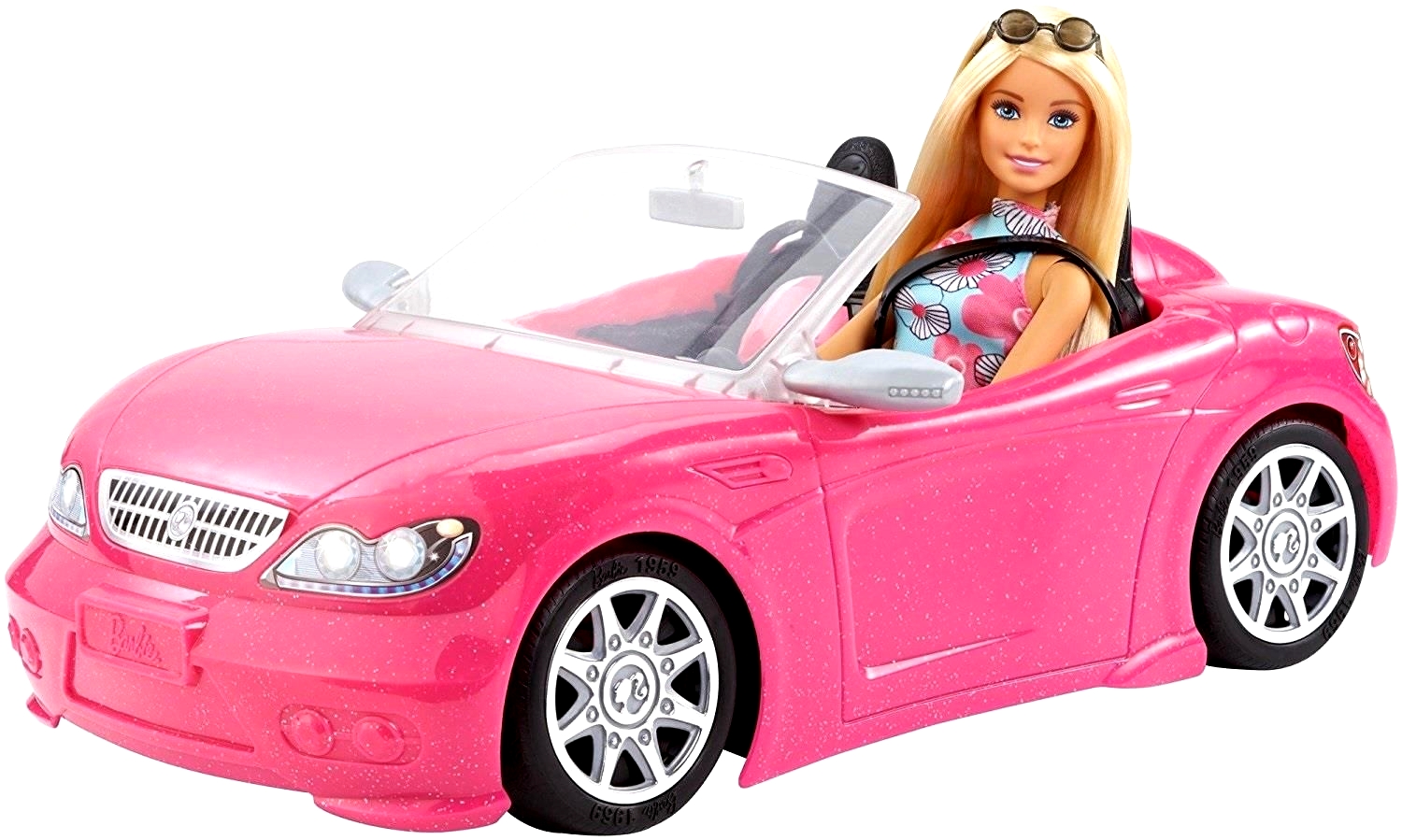 Barbie doll hot sale car cartoon