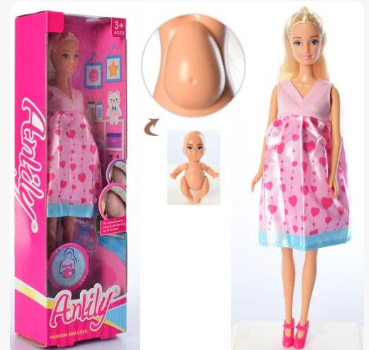 Pregnant doll barbie sale