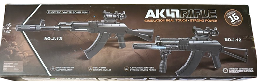 AK47 NOH® AK47 Toy Gun with Laser Light with Bullets, 24-inch